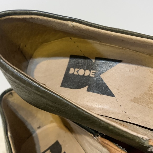 Army green tan pumps DKODE rare - Picture 12 of 16